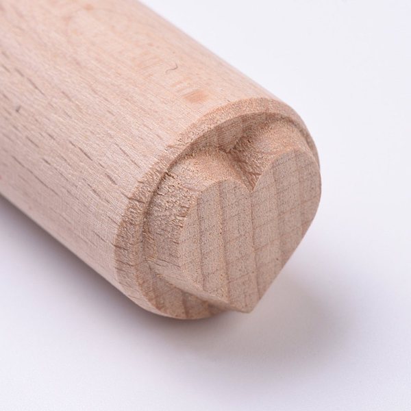 

PandaHall DIY Scrapbook, Wooden Stamps, Column with Heart Pattern, BurlyWood, 50~50.5x19.5~20.5mm Wood Orange