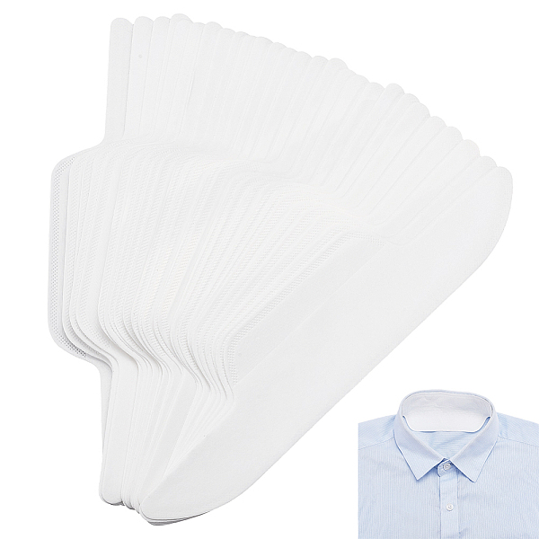200Pcs Non-Woven Fabric Disposable Neck Collar Sweat Pads