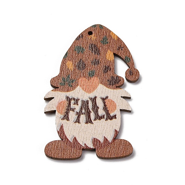 Printed Wood Pendan… - image