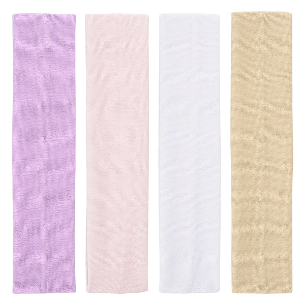 8 bandeau à cheveux en tissu de soie de lait bicolore ([1] pièce)