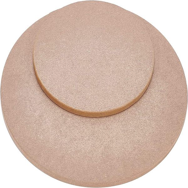 

PandaHall OLYCRAFT 2 Pcs 30cm 20cm Bat for Pottery Wheels Pottery Wheel Bats Round Clay Throwing Bats for Potters Clay Artists Spinning Clay..., Brown