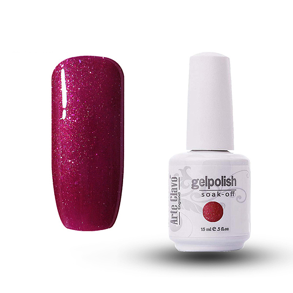 

PandaHall 15ml Special Nail Gel, for Nail Art Stamping Print, Varnish Manicure Starter Kit, Medium Violet Red, Bottle: 34x80mm Resin Red