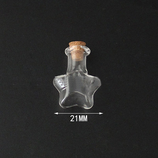 Mini Contenitori Per Perline Di Bottiglia Di Vetro Borosilicato