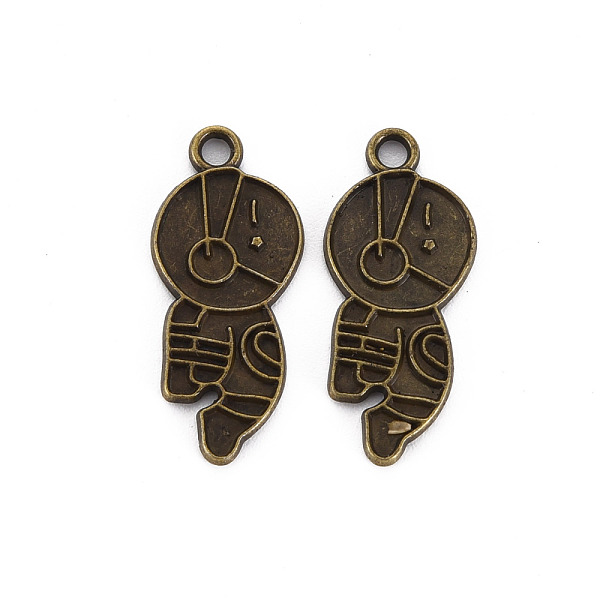 

PandaHall Tibetan Style Alloy Pendant Enamel Settings, Cadmium Free & Lead Free, Spaceman, Antique Bronze, 26x11.5x1.5mm, Hole: 2mm Alloy...