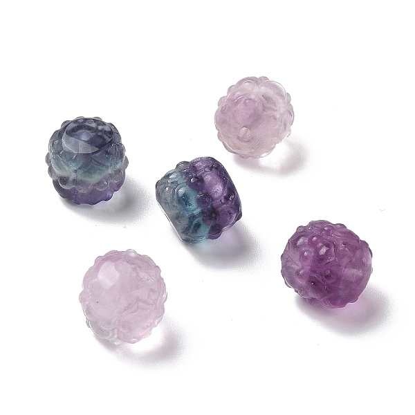 

PandaHall Natural Fluorite Beads, Column, 12.5~13.5x11.5~13mm, Hole: 1.6mm Fluorite Column
