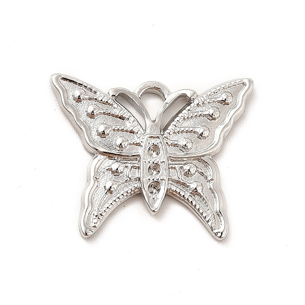 

PandaHall 304 Stainless Steel Pendant Rhinestone Settings, Butterfly, Stainless Steel Color, Fit For 1.2mm Rhinestone, 20x24.5x2mm, Hole...