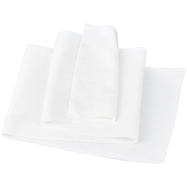 

PandaHall Polycotton Elastic Ribbing Fabric for Cuffs, Waistbands Neckline Collar Trim, White, 100x20~21x0.14cm Polyester Rectangle White