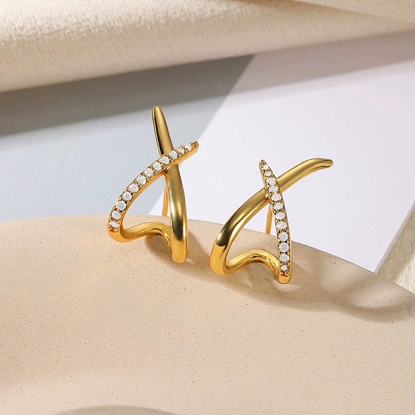 Brass Clear Cubic Z… - image