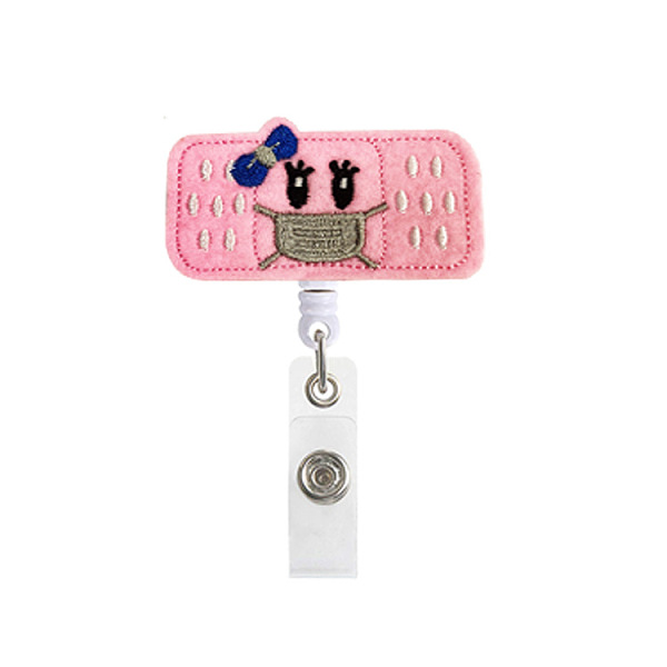 

PandaHall Medical Theme Cloth & ABS Plastic Retractable Badge Reel, ID Card Badge Holder, for Nurses Students Teachers, Rectangle, 85mm...