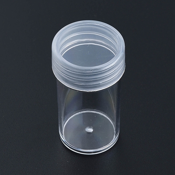 

PandaHall Plastic Bead Storage Containers, Column, Clear, 2.7x4.8cm Plastic Column Clear
