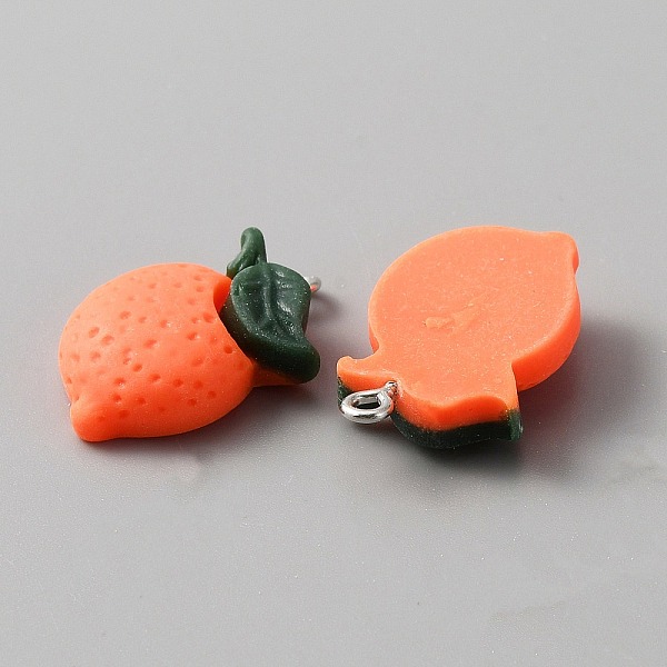Opaque Frosted Resin Pendants