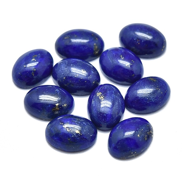 

PandaHall Natural Lapis Lazuli Cabochons, Oval, 8x6x3mm Lapis Lazuli Oval