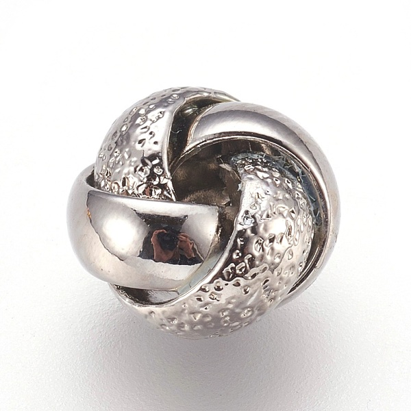 

PandaHall Brass Beads, Flower, Real Platinum Plated, 9x5.5mm, Hole: 2mm Brass Flower