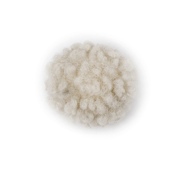 

PandaHall Polyester Pom Pom Ball Beads, for DIY Decoration Accessories, Round, Wheat, 4~5cm Polyester Orange