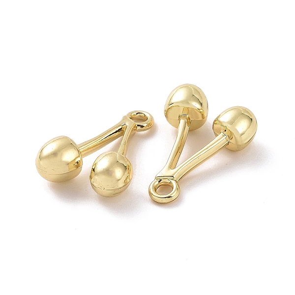 

PandaHall Alloy Pendants, Cherry Charm, Light Gold, 18.5x13x6mm, Hole: 2mm Alloy Cherry