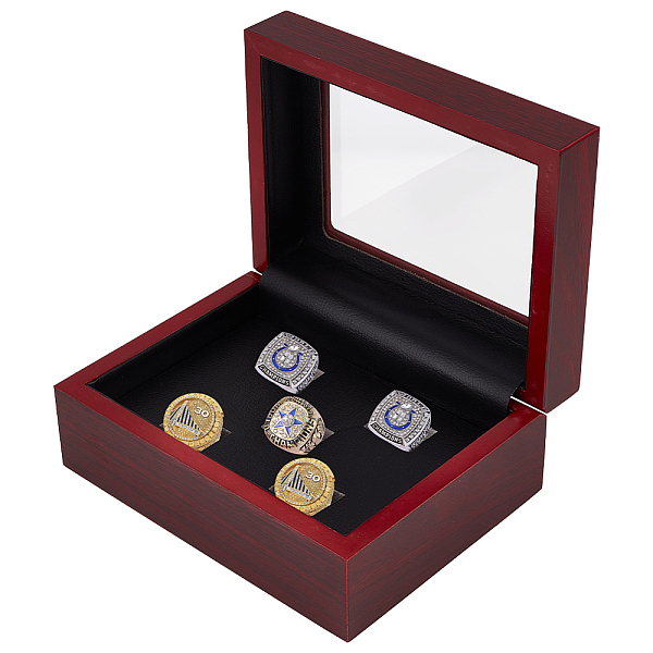 5-Slot Rectangle Wo… - image