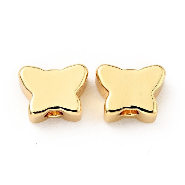 

PandaHall Brass Beads, Cadmium Free & Lead Free, Butterfly, Real 18K Gold Plated, 6.3x8x3.5mm, Hole: 2.1mm Brass Butterfly