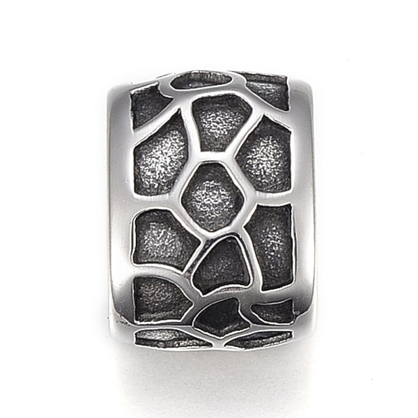 

PandaHall 304 Stainless Steel Slide Charms, Oval, Antique Silver, 16x11.5x10mm, Hole: 6.5x13mm 304 Stainless Steel Oval