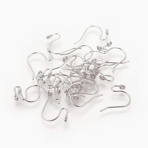 

PandaHall Brass Micro Pave Cubic Zirconia Earring Hooks, Long-Lasting Plated, Nickel Free, Real Platinum Plated, 11.5x13.5x0.6mm, 22 Gauge..., Clear
