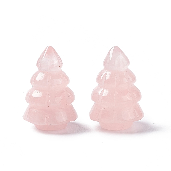 

PandaHall Natural Rose Quartz Display Decorations, for Home Office Desk, Christmas Tree, 25x17mm Rose Quartz Tree