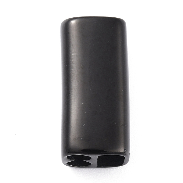 

PandaHall 304 Stainless Steel Multi-strand Links, Cuboid, Electrophoresis Black, 24x10.5x11.5mm, Hole: 8x4.5 & 4mm 304 Stainless Steel...