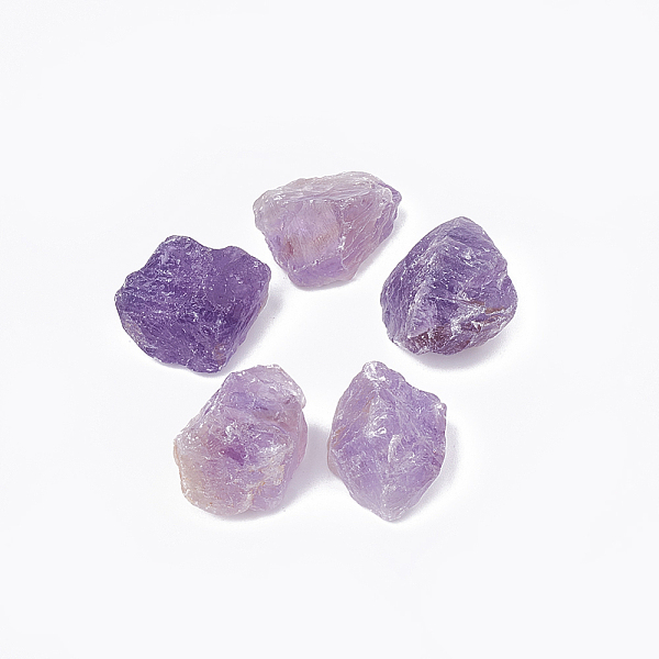 

PandaHall Natural Amethyst Beads, Nuggets, No Hole/Undrilled, Lilac, 10~41x15~30x12~22mm Amethyst Nuggets Purple