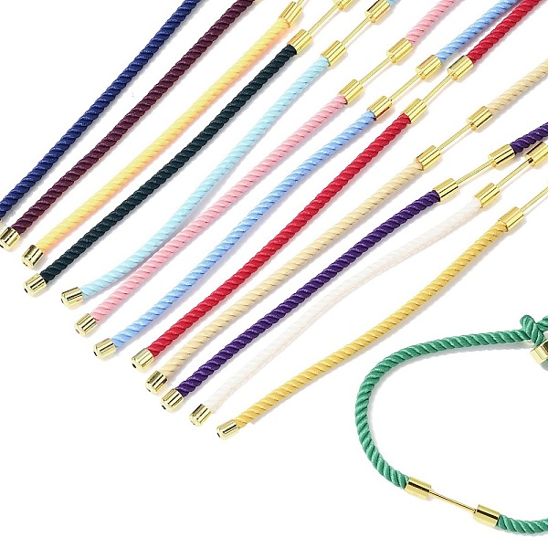 Fabrication de colliers en cordon Milan en nylon rond de 3 mm