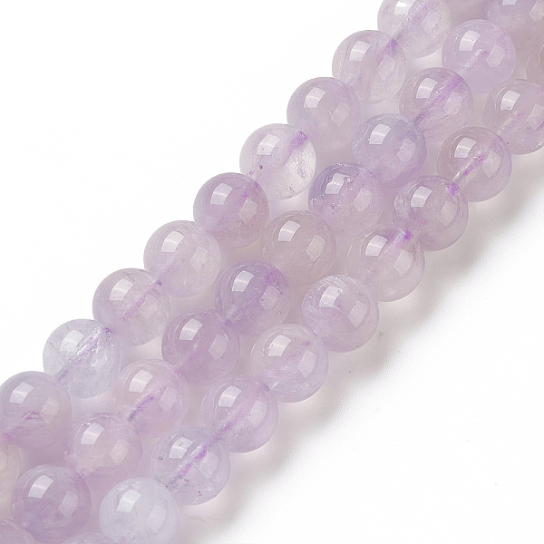 

PandaHall Natural Amethyst Beads Strands, Round, 8.5mm, Hole: 0.8mm, about 47pcs/strand, 15.35''(39cm) Amethyst Round
