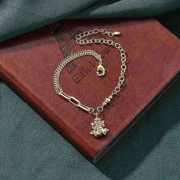 Brass Micro Pave Cl… - image