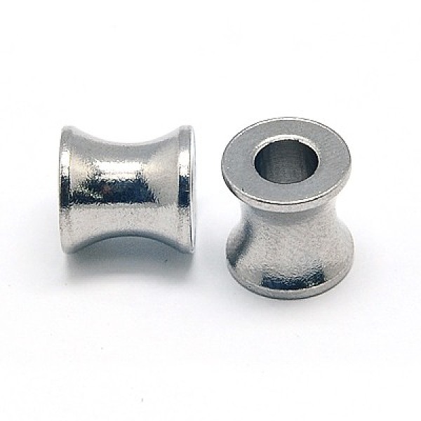 

PandaHall 304 Stainless Steel European Beads, Large Hole Beads, Column, 8x8mm, Hole: 4mm 304 Stainless Steel Column