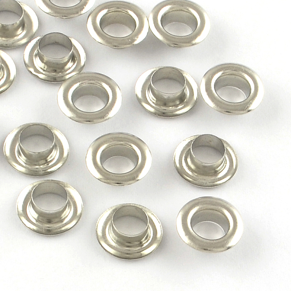 

PandaHall European Style Brass Cores, Nickel Free, Platinum, 9x3.5mm, Hole: 5mm Brass Others