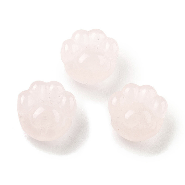 

PandaHall Natural Rose Quartz Beads, Paw Print, 15~15.5x15x9mm, Hole: 1.5mm Rose Quartz Paw Print