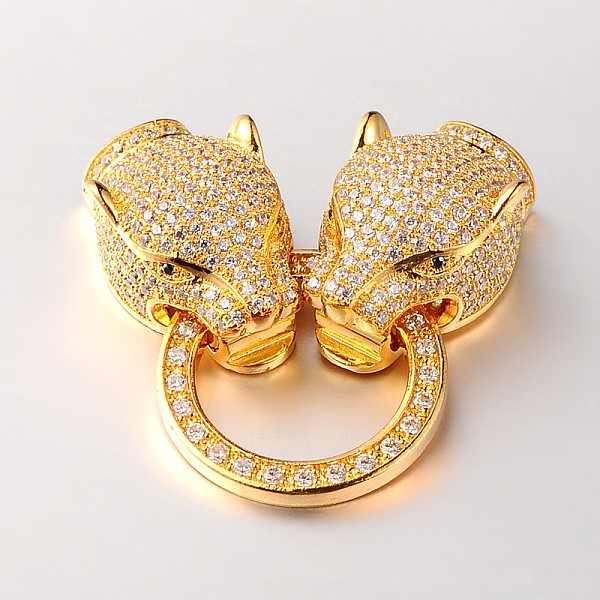Brass Micro Pave Cu… - image