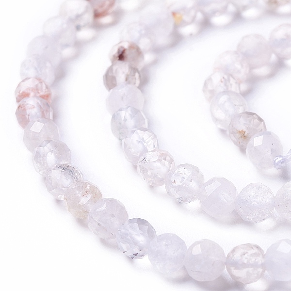 

PandaHall Natural Quartz Crystal Beads Strands, Faceted, Round, 4~4.5mm, Hole: 0.5mm, about 91pcs/strand, 15.59 inch(39.6cm) Quartz Crystal...