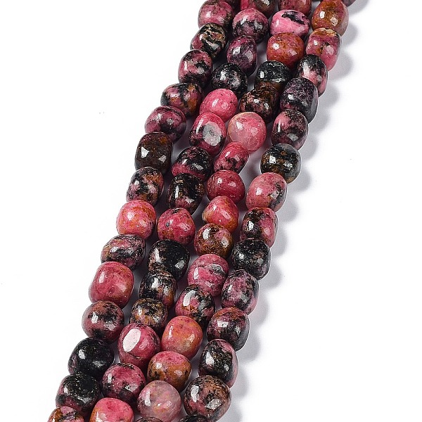 

PandaHall Natural Rhodonite Beads Strands, Nuggets Tumbled Stone, 6.5~15x7~14x7~14mm, Hole: 1~1.4mm, about 32~33pcs/strand, 15.16~ 15.75...