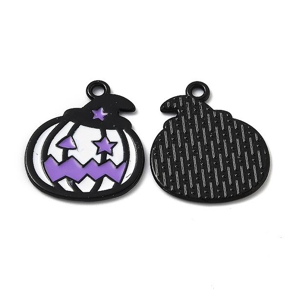 

PandaHall Alloy Enamel Pendants, for Halloween, Pumpkin, Colorful, 23x20x1.3mm, Hole: 1.8mm Alloy+Enamel Pumpkin