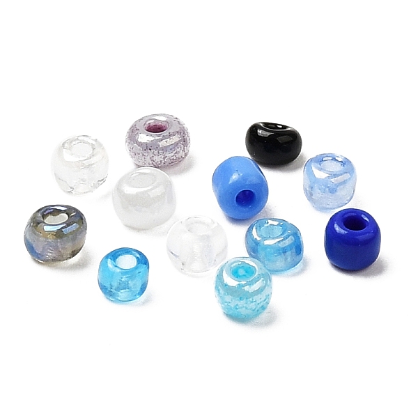 

PandaHall 120G 120 Style Glass Seed Beads, Silver Lined Round Hole, Transparent/Opaque Colours Seed, Round, Mixed Color, 4mm, Hole: 1.5mm..., Multicolor