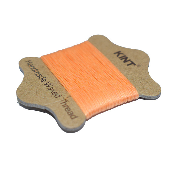 

PandaHall Waxed Nylon Cord, Sandy Brown, 0.65mm, about 21.87 yards(20m)/card Waxed Nylon Cord Round Brown