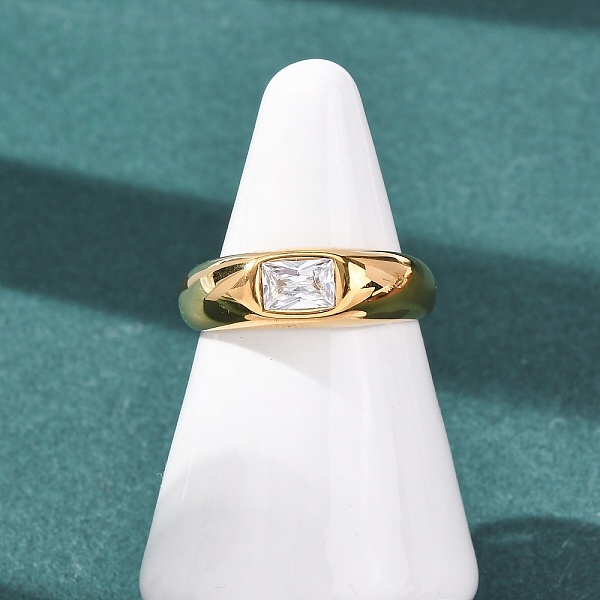304 Stainless Steel Wide Band Finger Rings