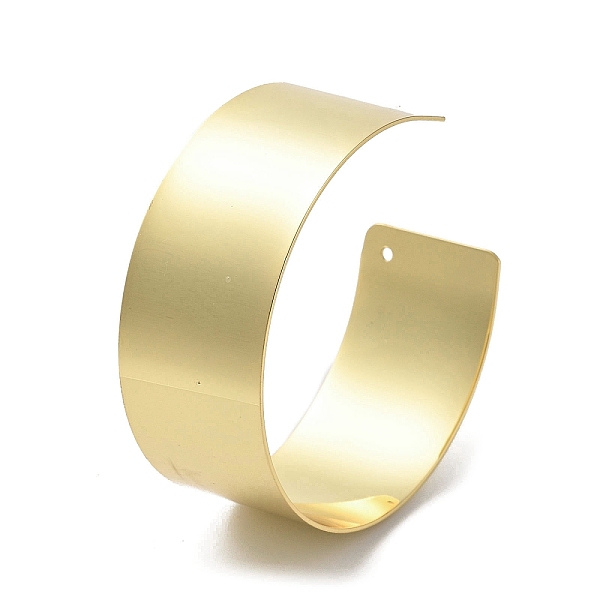

PandaHall Brass Plain Wide Cuff Bangles, Long-Lasting Plated, Lead Free & Cadmium Free, Real 18K Gold Plated, Inner Diameter: 2-3/8 inch...