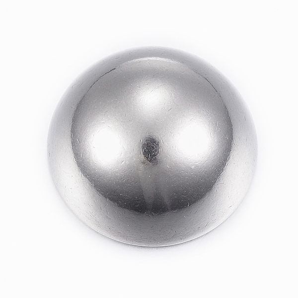 

PandaHall 304 Stainless Steel Cabochon, Half Round/Dome, Stainless Steel Color, 30x14.5mm 304 Stainless Steel Half Round