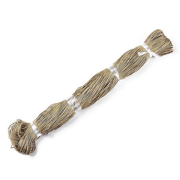 

PandaHall Waxed Cotton Cord, Tan, 1mm, about 360yard/bundle(330m/bundle) Waxed Cotton Cord Round Orange