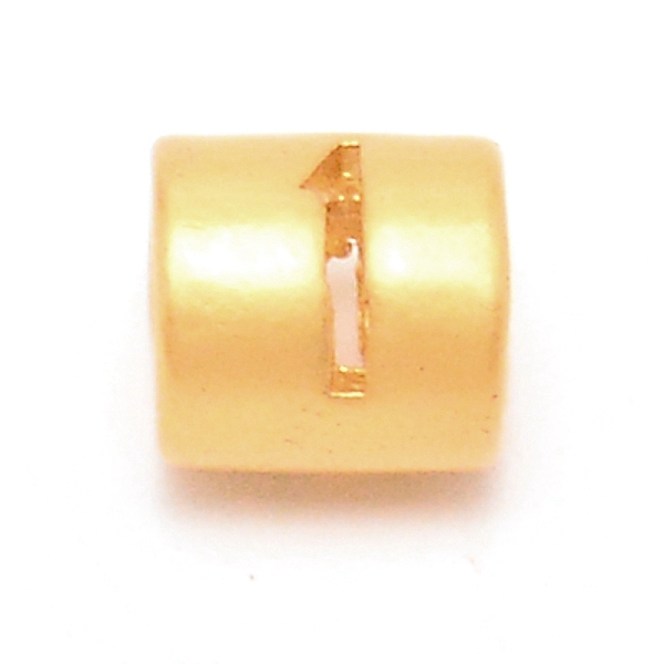 

PandaHall Alloy Beads, Column with Hollow Number, Matte Gold Color, Number, 6.5x6mm, Hole: 3.3mm Alloy Number
