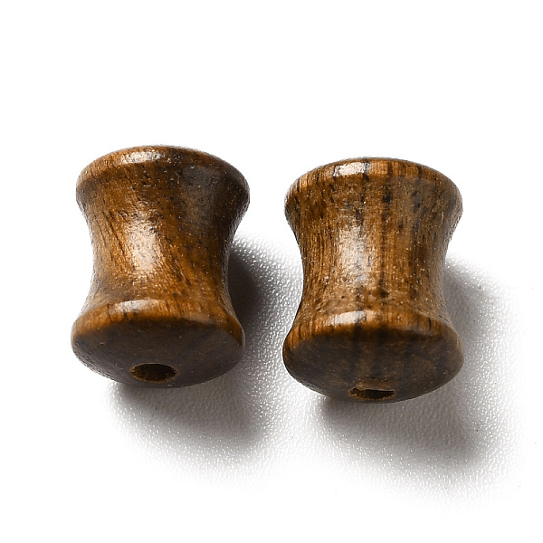 

PandaHall Natural Ebony Wood Beads, Undyed, Bamboo Beads, Coffee, 10~11x7.5~8mm, Hole: 1.6~1.8mm, about 1260pcs/500g Wood Bamboo Brown