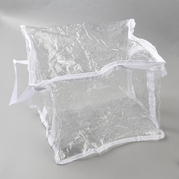 ハンドル付き透明PVCプラスチック包装袋