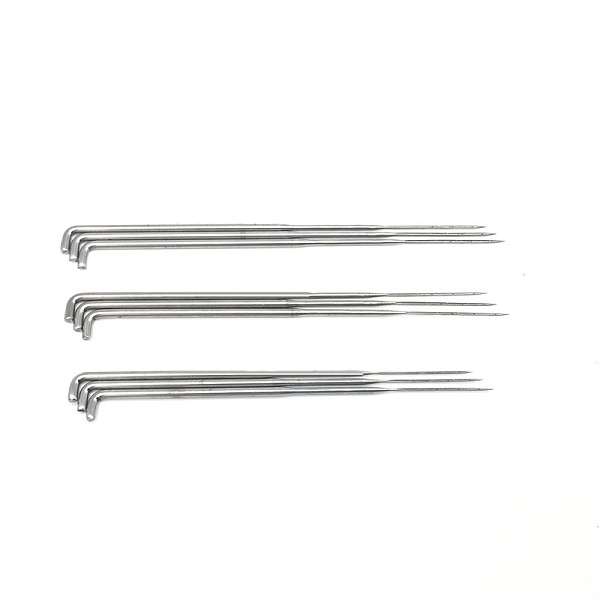 PandaHall Iron Punch Needles, Needle Felting Tool, Platinum, 78mm Iron