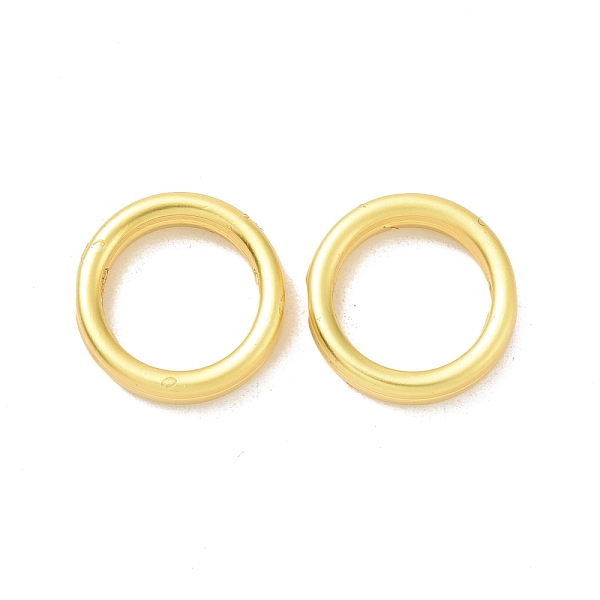 

PandaHall Rack Plating Alloy Bead Frame, Long-Lasting Plated, Lead Free & Cadmium Free, Round Ring, Matte Gold Color, 12.5x3mm, Hole: 1.4mm...