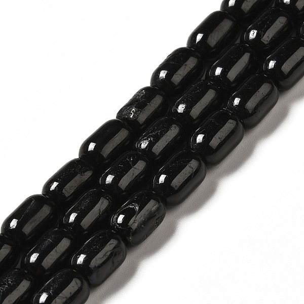 

PandaHall Natural Black Tourmaline Beads Strands, Column, 9x6mm, Hole: 0.9~1.2mm, about 20~21pcs/strand, 7.09~7.48 inch(18~19cm) Tourmaline...