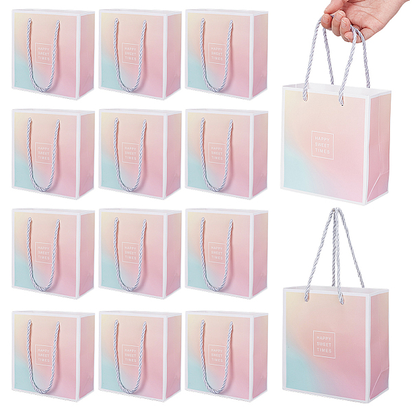 Paper Jewelry Pouches Handle Bags