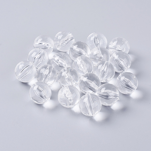 

PandaHall Acrylic Beads, Round, Clear, 16mm, hole: 2mm Acrylic Round Clear